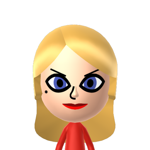 Amy Mii character: from Total Drama Miis QR Codes [@michellemagnuson5108]