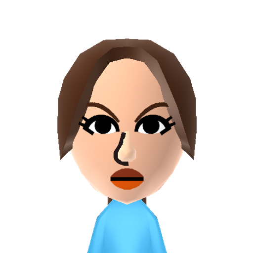 Lara Croft Mii character preview