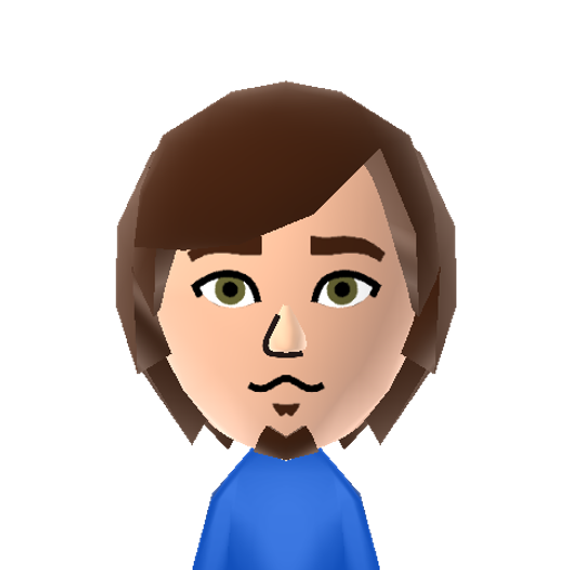PBG Mii character: Youtube gamer Austin Hargrave also known as Peanut Butter Gamer (PBG). The Mii is similar to the one shown in his video about Tomodachi Life.