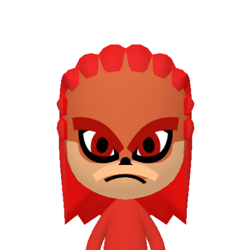 Knuckles Mii character: Knuckles (Sonic the Hedgehog 2) Movie 2022 played by Idris Elba
