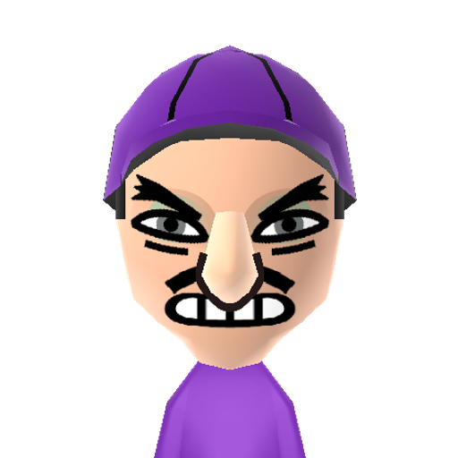 Wah Mii character: This is a Mii uploaded for the 3DS version and distributed by Mii Central for both the 3DS and Switch versions of Miitopia.