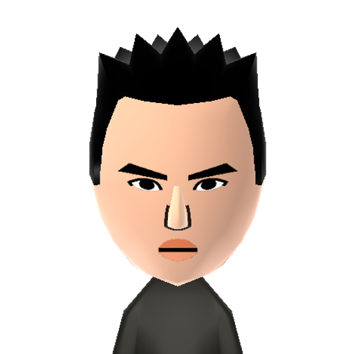 Dark Kris Mii character: Wolf Kris, ex-member of Exo.