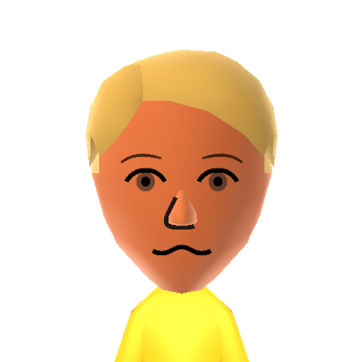 no name Mii character: A Mii from Dillon's Dead-Heat Breakers