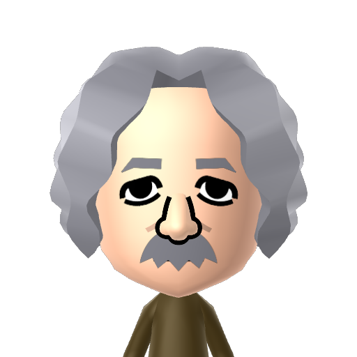 Einstein Mii character: These are extracted and derived from the Mii Central Miis from the 3DS Miitopia.
