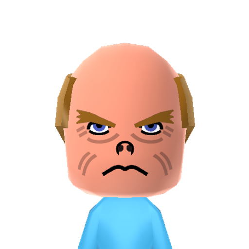 Red Forman Mii character: The father on "That '70s Show". Played by Kurtwood Smith.