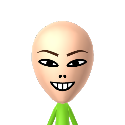 alien Mii character: aka narky. Ripped from SMM2 Course World