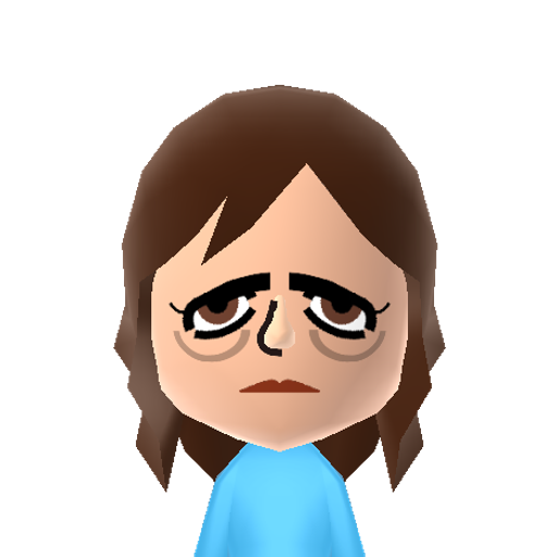 Tired Mii character preview