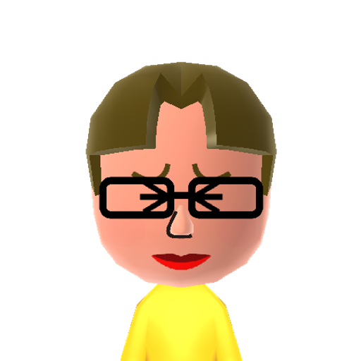 NINTENDO Mii character: A Mii found in unused WaraWara files