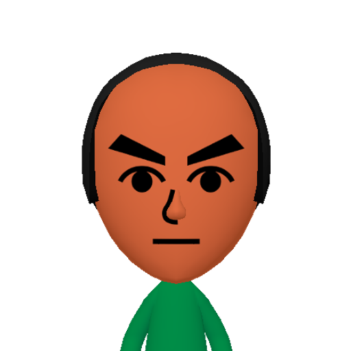no name Mii character: This Mii is from the Switch SDK as a SampleDB Mii.
