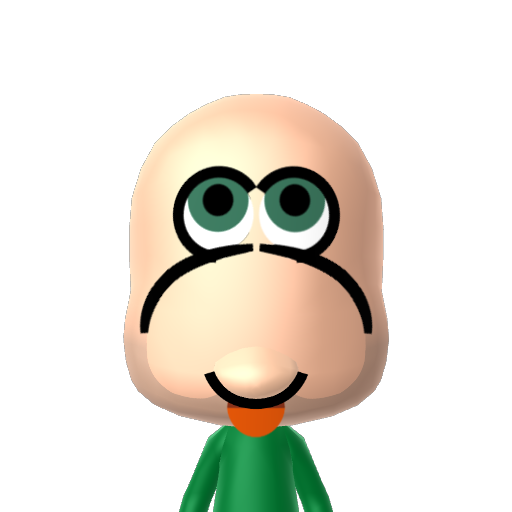 ? Mii character: A Mii uploaded to Check Mii Out Channel (WiiLInk)