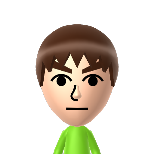 ? Mii character: A Mii uploaded to Check Mii Out Channel (WiiLInk)
