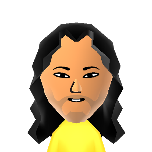 Teheiura Mii character: A contestant from the French version of Survivor "Koh-Lanta".