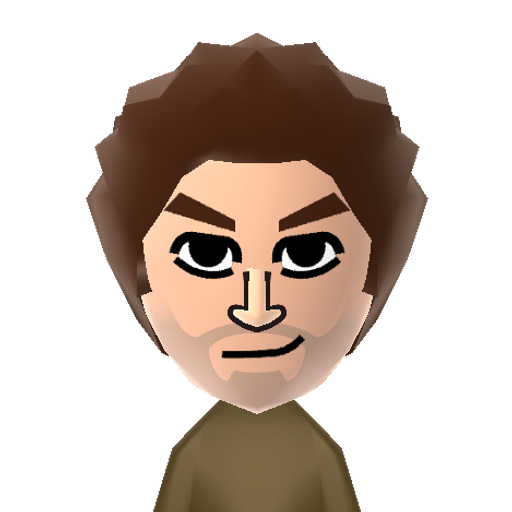 Gray Mii character preview