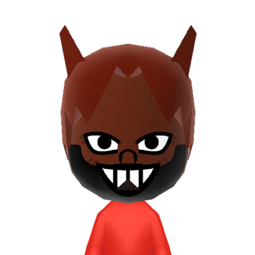 Satan Mii character preview