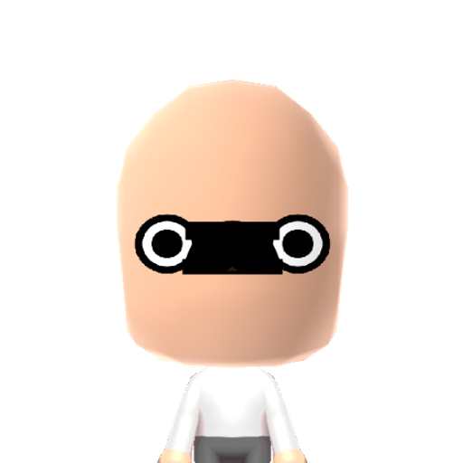 Blooper Mii character: The squid from Mario games.