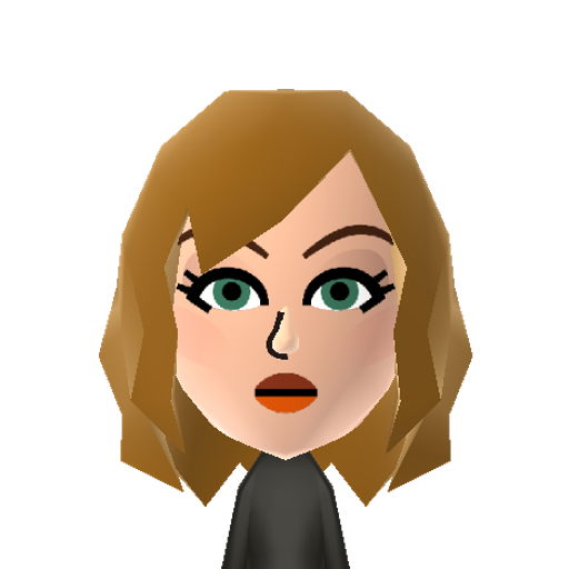 BlackWidow Mii character: The Black Widow from Marvel's Avengers