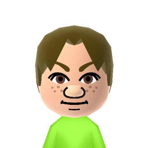NINTENDO Mii character: A Mii found in unused WaraWara files
