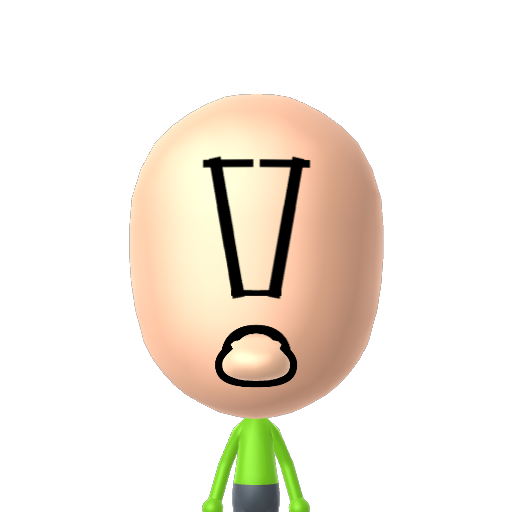 ! Mii character: A Mii uploaded to Check Mii Out Channel (WiiLInk)