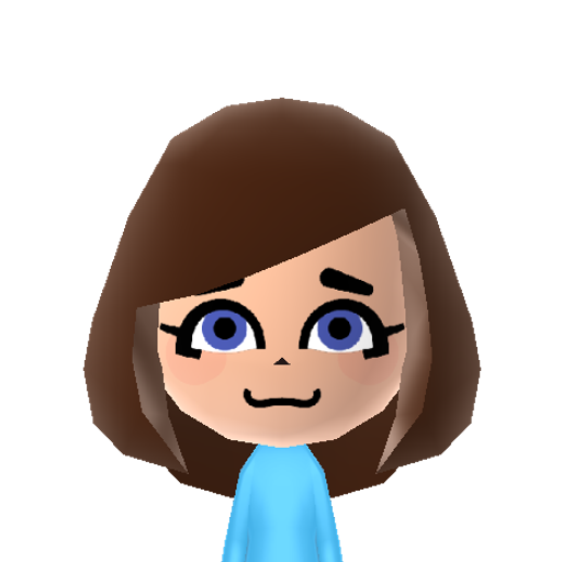 Caty Mii character: These are extracted and derived from the Mii Central Miis from the 3DS Miitopia.