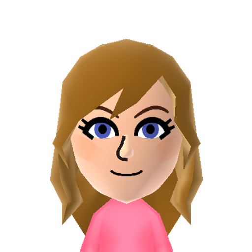 *Aηαειιε* Mii character: This is a Mii uploaded for the 3DS version and distributed by Mii Central for both the 3DS and Switch versions of Miitopia.
