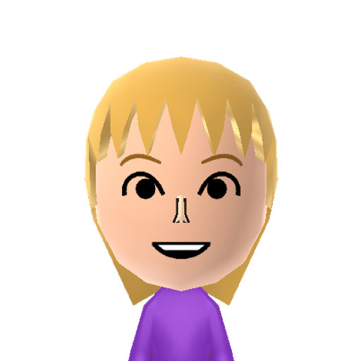 Rowan Mii character preview
