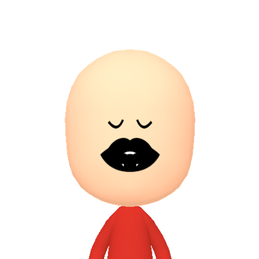 shy gurl Mii character: Mii i made on my switch that's supposed look like the roblox shy girl face