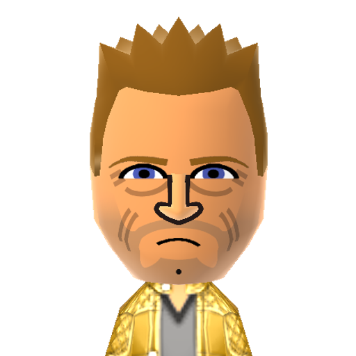Chuck Mii character preview