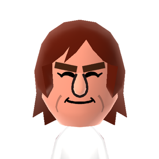 Federer Mii character: The top tennis player in the world.