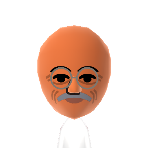 Gandhi Mii character: Indian civil rights leader.