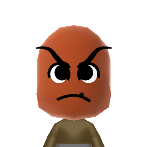 Goomba Mii character preview