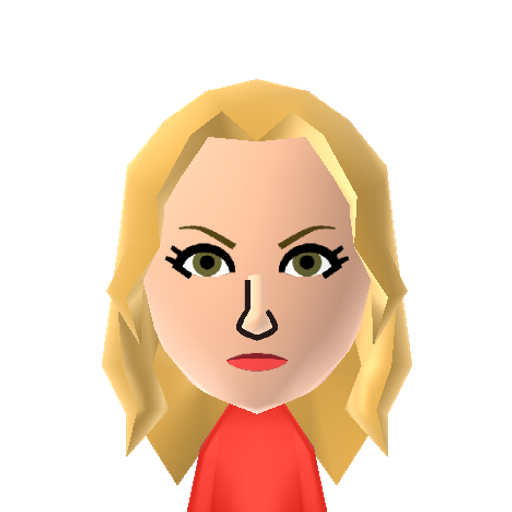 Emma Swan Mii character: The main character from the TV show "Once Upon a Time". She is the daughter of Snow White and Prince Charming. Played by Jennifer Morrison.