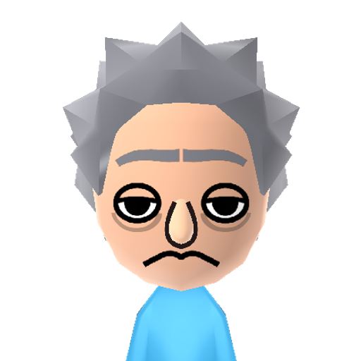 Rick Mii character preview