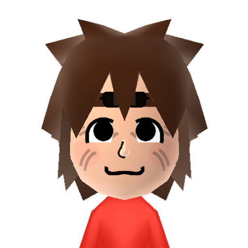 Naruto Mii character: These are extracted and derived from the Mii Central Miis from the 3DS Miitopia.