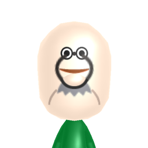 kermit Mii character: Kermit the frog ;>