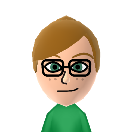 Ra Mii character: NNID: CrestfallenGhost