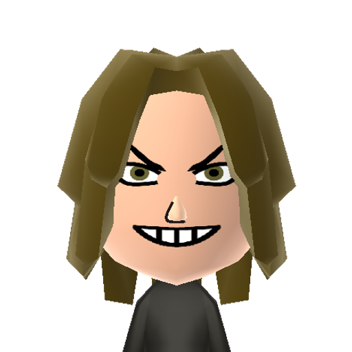 Envy Mii character: The androgynous homunculus from the anime/manga "Fullmetal Alchemist".