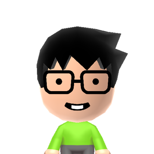 John E. Mii character: Beta human from "Homestuck".
