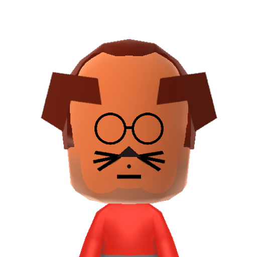 Catbert Mii character: Evil director of human resources in Scott Adam's comic strip "Dilbert".