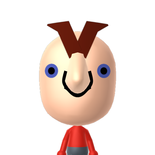 woodpecker Mii character: this mii resembles a woodpecker