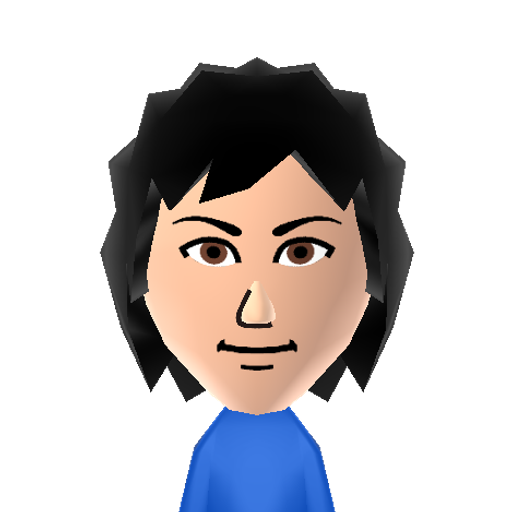 Spiegel Mii character: The main character from the anime "Cowboy Bebop." Spike makes a living as a bounty hunter.