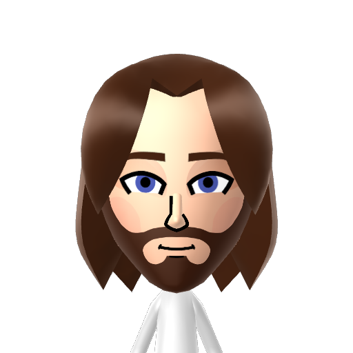 Jesus Mii character: These are extracted and derived from the Mii Central Miis from the 3DS Miitopia.