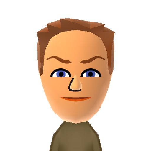 Peter Mii character: A Mii used for Nintendo Network ID Peter0606 by Peter.