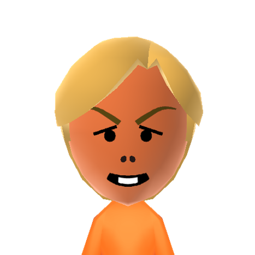 no name Mii character: A Mii from Dillon's Dead-Heat Breakers