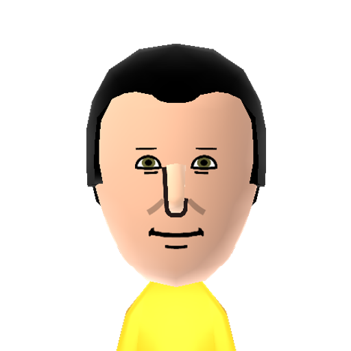 A. Sandler Mii character: Comedian/actor & former member of SNL