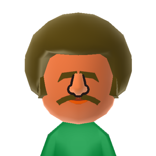 Deku Tree Mii character: From the game "The Legend of Zelda: Ocarina of Time"