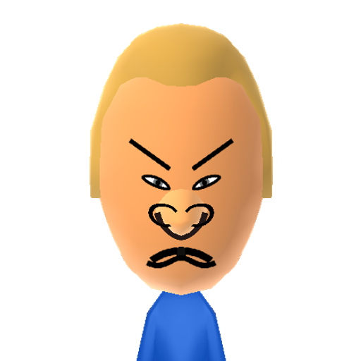 Beavis Mii character preview