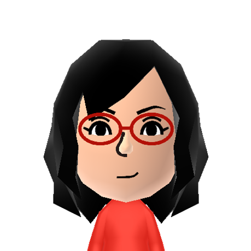 まりこ Mii character: A Mii used for Nintendo Network ID rennri777 by まりこ.