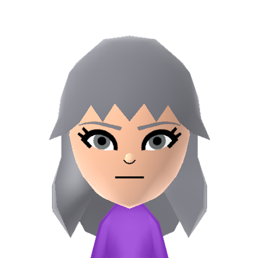 Kirigiri Mii character: The mysterious heroine from the first Danganronpa game, "Danganronpa: Trigger Happy Havoc".