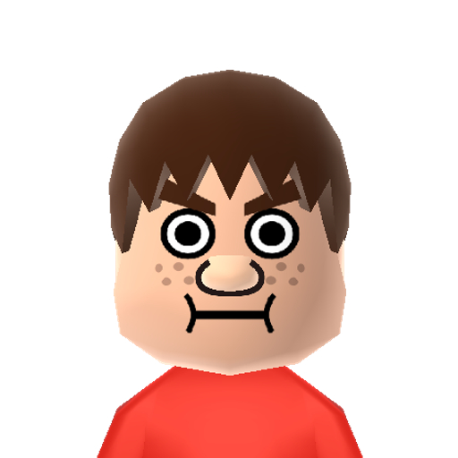 Gordi Mii character: These are extracted and derived from the Mii Central Miis from the 3DS Miitopia.