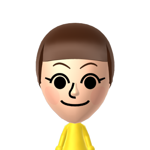 ムスメ Mii character: a Mii from Jinsei Game Wii